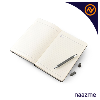 sustainable a5 notebook with 2n1 writing instruments